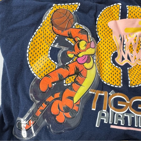 2008 Disney baby basketball Tigger 18 month boys short sleeve cotton, hooded top - Picture 3 of 6